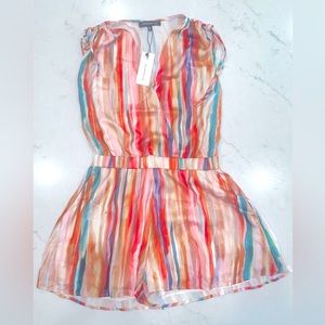 Resort Wear Island Colorful Wrap Shorts Romper Light Soft Material